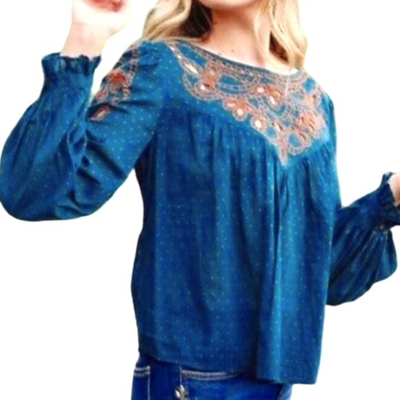 Free People Everything I Know Peasant Blouse - Picture 12 of 12